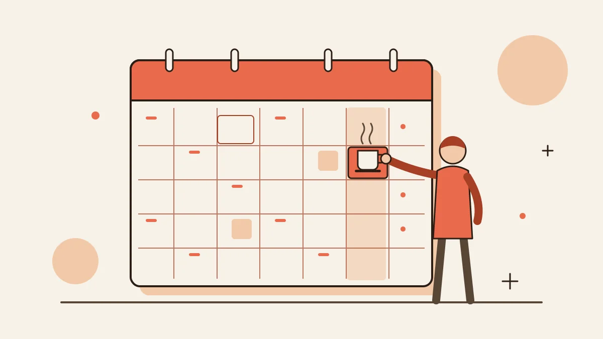 ai assistant scheduling a date on a calendar