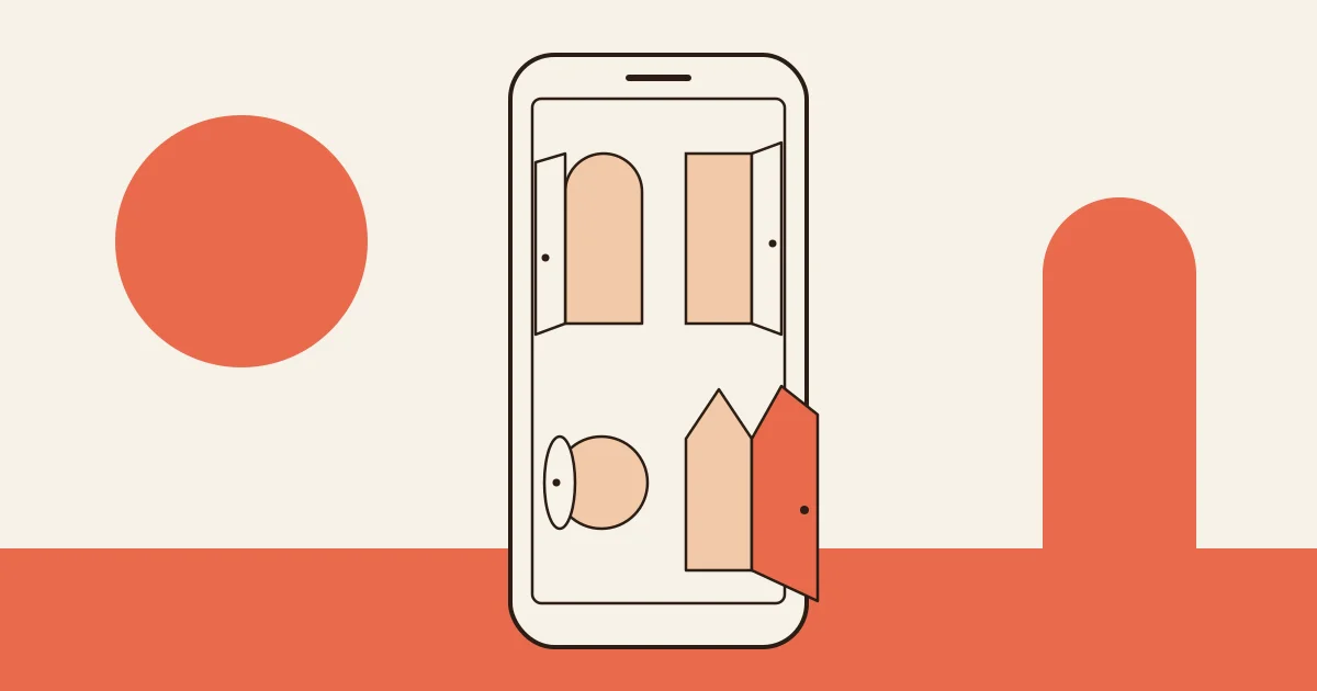 ai dating apps - four doors of AI jobs opening from a phone
