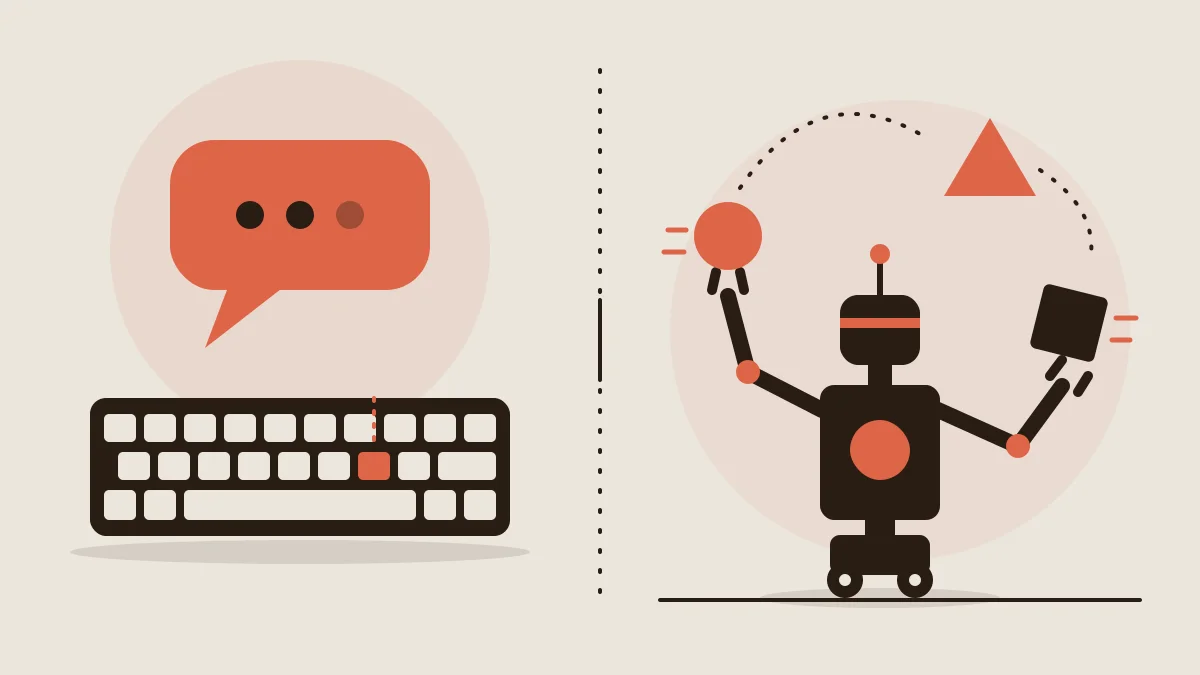 Chatbot versus agentic AI: answering versus acting on a dating profile