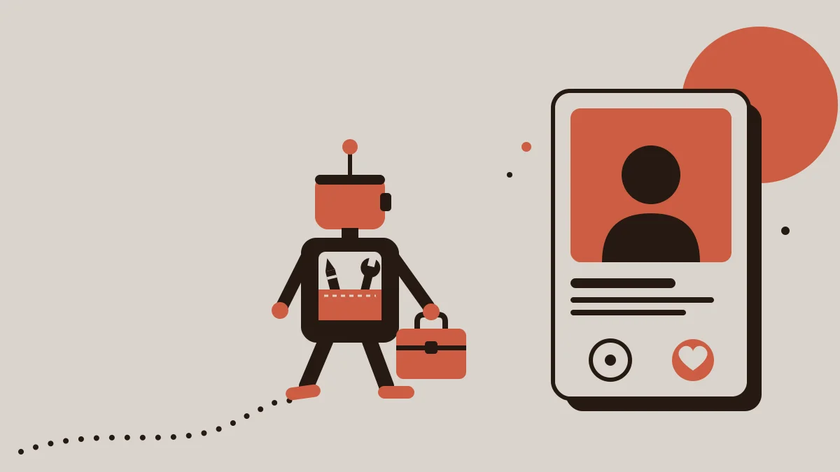 An AI agent assistant maintaining an agentic AI dating profile